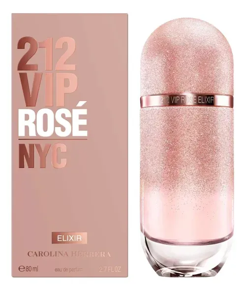 Perfume Carolina Herrera 212 Vip Rosé Elixir Feminino Eau De Parfum