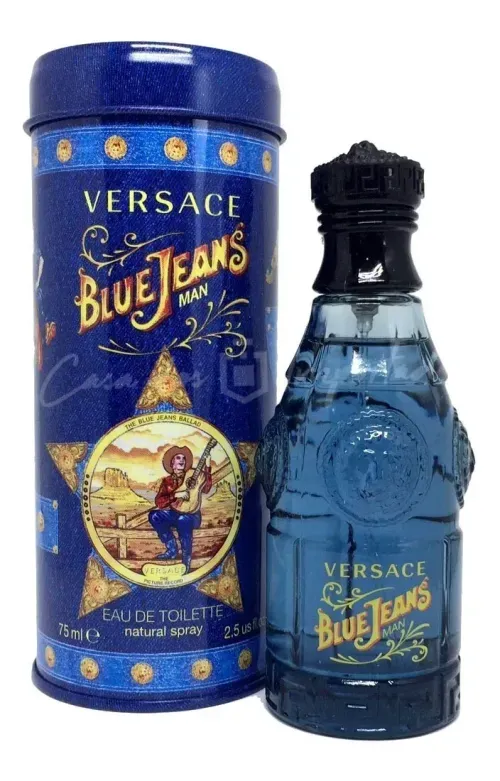Perfume Versace Blue Jeans masculino eau de toilette
