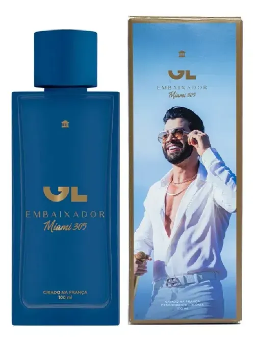 Perfume GL Embaixador Miami 305 masculino