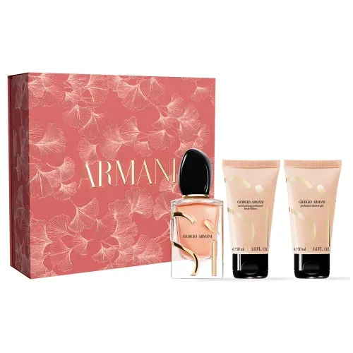 Kit Coffret Giorgio Armani Sì feminino eau de parfum intense