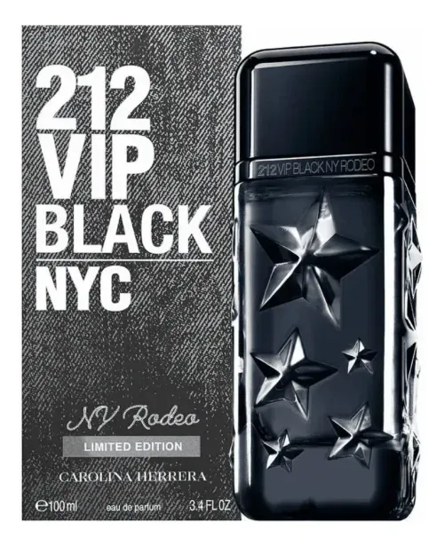 Perfume Carolina Herrera 212 Vip Black Ny Rodeo masculino eau de parfum