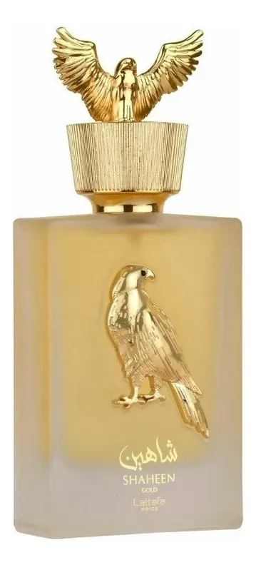 Perfume Lattafa Shaheen Gold unissex eau de parfum