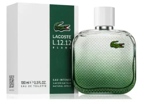 Perfume Lacoste L.12.12 Blanc eau intense masculino eau de toilette